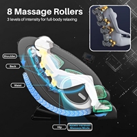 Fauteuil de massage musical confortable 2026 - Design de luxe pour le corps entier avec fonction chauffante 110-240V