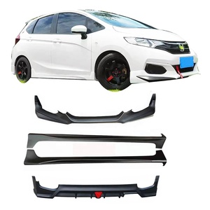 ชุดแต่งรอบคันสำหรับ Honda Fit/<span class=keywords><strong>Jazz</strong></span> สไตล์ Mugen ผลิตจากพลาสติก ABS สำหรับ Honda <span class=keywords><strong>Jazz</strong></span> ปี 2018 2019 <span class=keywords><strong>2020</strong></span> ประกอบด้วยลิ้นหน้า ลิ้นหลัง และสเกิร์ตข้าง - Product Image 2