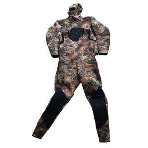 Venta al por mayor personalizado 3mm 5mm 7mm camuflaje <span class=keywords><strong>neopreno</strong></span> Sudadera con capucha pesca submarina mejor traje de <span class=keywords><strong>neopreno</strong></span> <span class=keywords><strong>para</strong></span> agua fría - Product Image 3