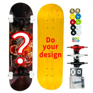 De Skate Board Truck Cmplete Lange Accessoire Deel Aluminium Wave Koolstofvezel Skateboard Full Set Volwassen