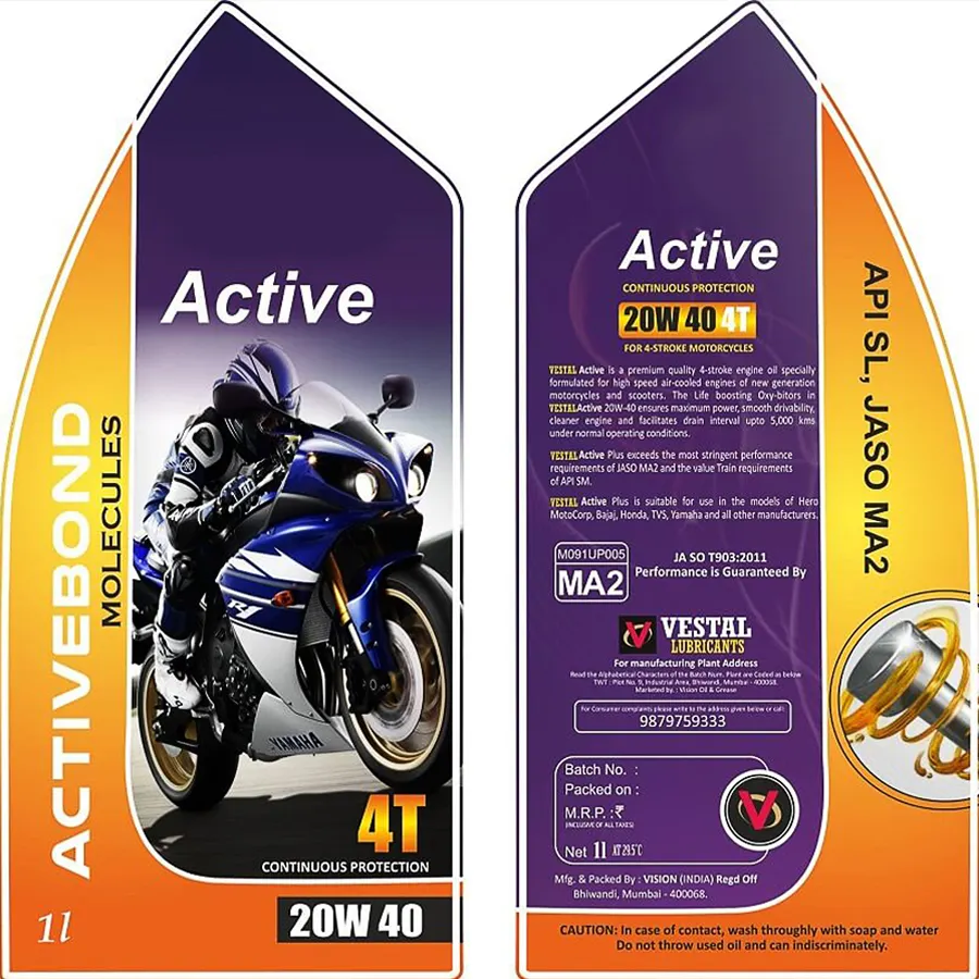 High Quality Custom Oil Maintenance Labels Precision Printing   Stickers for Automotive Service
