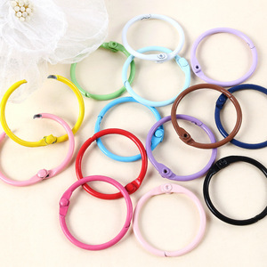 Colorful 30mm Book Binding <strong>Ring</strong> Metal Iron Open O <strong>Ring</strong> for Books or <strong>Keyrings</strong> - Product Image 5