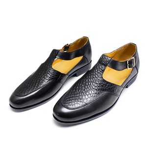 Zapatos de Cuero para Hombre con Estampado de Avestruz, Clásicos y Lujosos, con Hebillas Ajustables y Punta en Pico, para Fiestas y Bodas - Product Image 6
