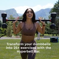 Convertisseur d'haltères : Transformez vos haltères en barre de musculation, kettlebell, accessoires de fitness pour la maison, barre de musculation détachable et personnalisable