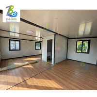 Maison mobile pliable préfabriquée de 20 pieds, 3 chambres, 1 salle de bain, maison modulaire, salon extensible, cuisine, design moderne