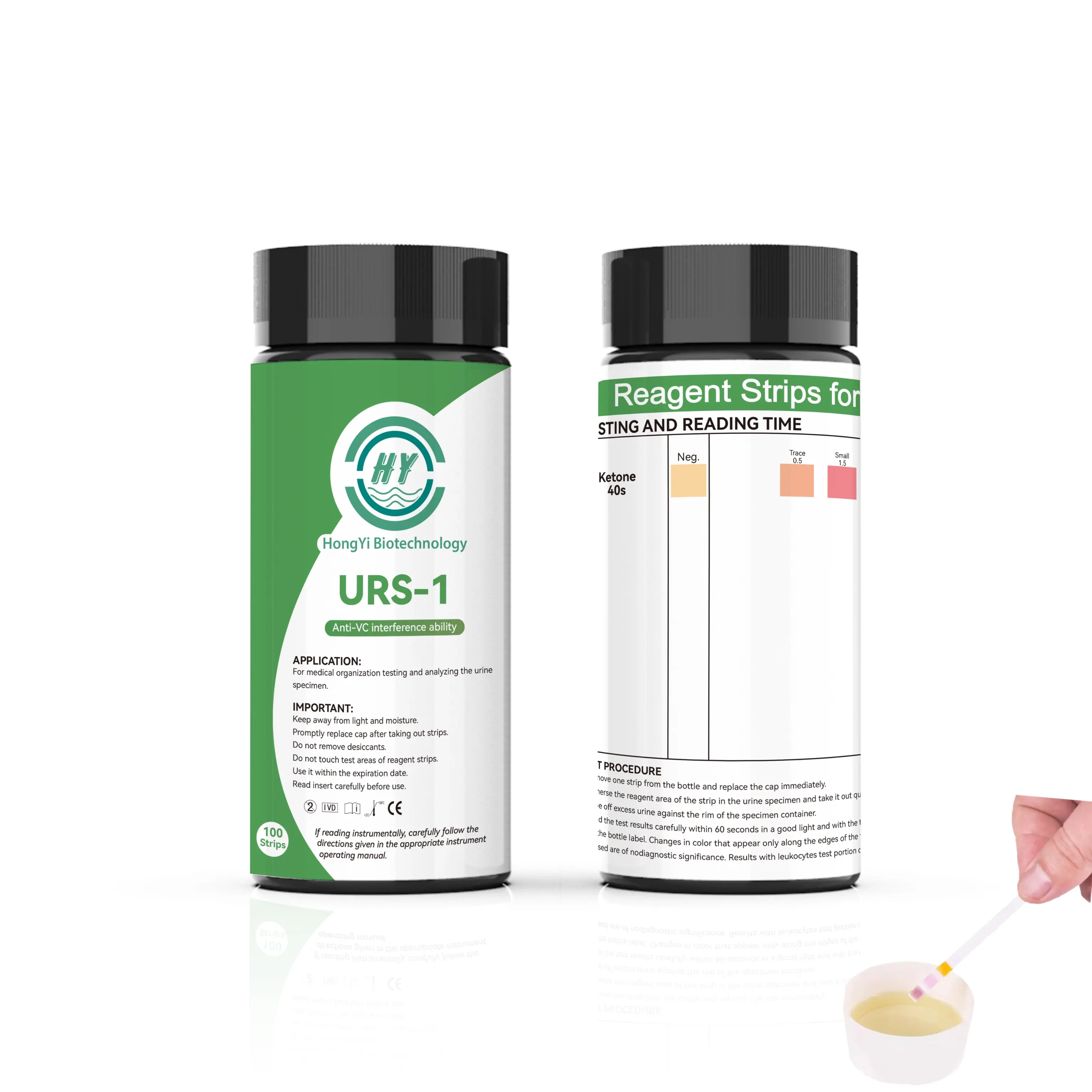 Testing Ketonsis Based on Your Urine (Made in China) 100 Ketone Urinalysis Tester Strips Ketone Test Strips