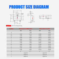 Module de capteur de courant IC à effet Hall magnétique nano-puissance omnipolaire CMOS GBeelee BL-HE-MT863X, sortie à pôles opposés, forte RF