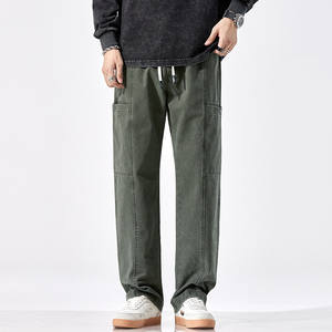 Vente chaude nouveau pantalon Cargo hommes pantalons décontractés simples automne et hiver pantalons droits amples pantalons décontractés pour hommes - Product Image 4