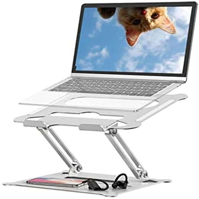 Low Moq Laptop Stand Aluminum Foldable Cooling Laptop Stand Laptop Stand Adjustable Height Premium Ergonomic Laptop Stand