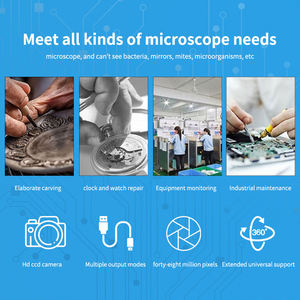 LEDライトはんだチップ修理用ビデオ顕微鏡工業用顕微鏡カメラ1080P Cマウントレンズ - Product Image 3