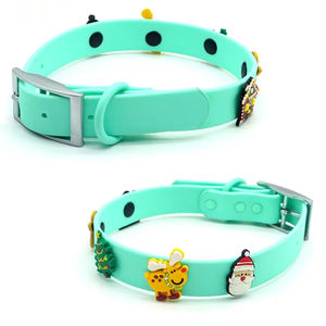 शीर्ष विक्रेता सरल लक्जरी pvc नायलॉन डॉग कॉलर्स ब्रेअवे की सुविधा से सभी छुट्टियों को सजाते हैं - Product Image 3