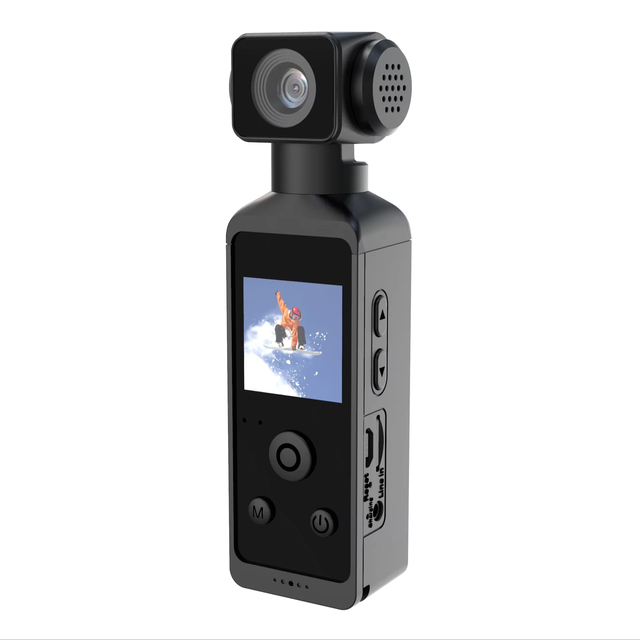 4K WiFi Vlog Pocket Camera with Face Tracking 30M Waterproof Action Sports Video Recording for Adventure & Travel