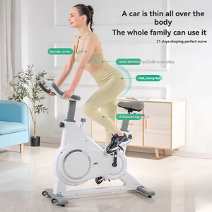 Bicicleta de Spinning Profesional con Correa de Resistencia, Plegable, Diseño Delgado, Silenciosa, para Entrenamiento en Casa, Gimnasio Interior - Product Image 3
