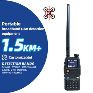 Breedband 300 ~ 6200Mhz Handheld Drone <span class=keywords><strong>Detector</strong></span> | 1.5Km Uav Scan | Snelle Reactie Waarschuwingssysteem - Product Image 1