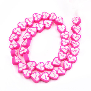 Cuentas de arcilla polimérica Yiya, materiales hechos a mano, accesorios de joyería DIY, cadena de teléfono móvil, Loos de colores mezclados - Product Image 5