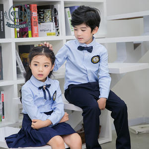 <span class=keywords><strong>Camisa</strong></span> de manga larga <span class=keywords><strong>para</strong></span> hombre de estilo preppy <span class=keywords><strong>para</strong></span> escuela primaria Kindergarten uniformes de primavera otoño ropa cómoda de campus <span class=keywords><strong>para</strong></span> niños - Product Image 5
