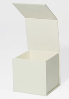 Boîte cadeau pliante magnétique rouge de qualité supérieure - Boîte rigide en carton de style livre - Boîte d'expédition pliable écologique
