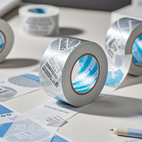 Étiquette de logo personnalisé Produits de santé Autocollants en vinyle double couche Processus d'impression étanches Estampage à l'argent Excellente adhérence