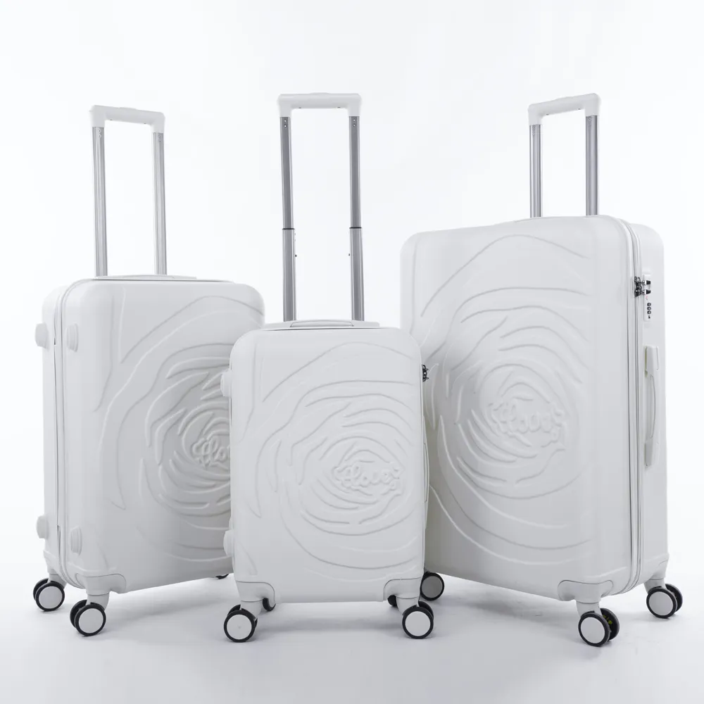 2020 ABS travel trolley luggage best price suitcase with 4 mute 360 Degree Universal Wheels