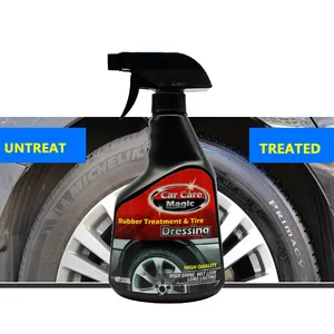 Prodotti per la cura dell'auto magici per la cura dell'auto pulizia dei pneumatici oem ultra shine spray wax polish tire dressing