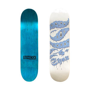 Shox Embossed Canadian Maple Skateboard, Patineta Profesional Cruiser con Forma de Pez, Patineta Completa de Nivel Profesional - Product Image 5