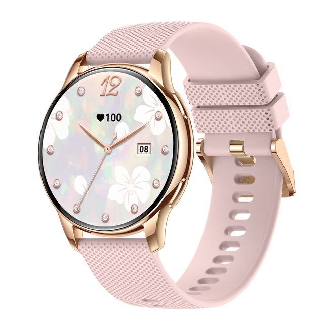 2024 New Arrival Lady Smart Watch Y11 Women's Health Heart Rate 1.32" Amoled Screen IP68 Waterproof BT Call Fashion Smartwatch