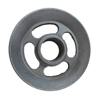 Poulie à câble en fonte SYI OEM EN-GJL-250/EN-GJS-450-10 usinée CNC et thermolaquée pour engins de génie civil