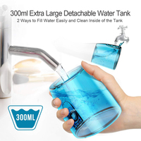 Hydropulseur Portable Sans Fil 3 Modes Rechargeable Étanche IPX7 pour Voyage et Domicile (Marchés UE et US)