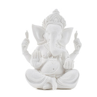 Statue bouddhiste en résine Ganesha écologique transfrontalière ornements d'artisanat de noël peints à la main indien du sud-est asiatique en gros