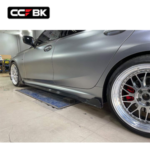 Pour BMW G20 G21 M Sport 318i <span class=keywords><strong>318d</strong></span> 320i 320d 320e 325i 330i 330d 330e 340i 340d <span class=keywords><strong>2018</strong></span>-2026 Jupes de pare-chocs latérales en fibre de carbone sèche - Product Image 3