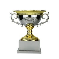 Haute Qualité Classique Golf Métal Trophée Coupe Premium Trophées Médailles Plaques Souvenirs Trophée De Football Personnalisé