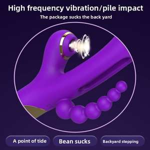 Sıcak satış 3-in-1 seks oyuncakları g-spot Patting vibratör tavşan klitoris stimülatörü kadınlar için masaj - Product Image 3