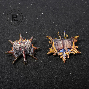 Broches de Metal Personalizados, Chapados en Oro, con Diseño de Baldur's Gate, para Regalos, Hechos de Aleación, con Personajes como Bárbaro, Druida, Bardo, Paladín y Guerrero - Product Image 5