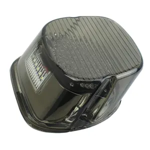 Feu arrière LED à lentille de fumée pour Harley Touring Dyna Road King Electra Glide Street <span class=keywords><strong>Bob</strong></span> - Product Image 1