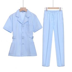 ชุดเครื่องแบบสีขาวสำหรับพยาบาลดีไซน์สีขาวสำหรับนักเรียนพยาบาลชุดทางการแพทย์ของจีน - Product Image 5