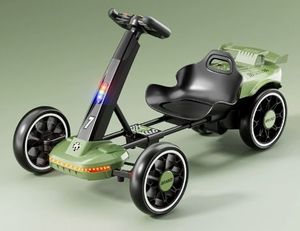 Nouveau kart électrique 6V <span class=keywords><strong>pas</strong></span> <span class=keywords><strong>cher</strong></span> pour enfants, voiture à pédales, <span class=keywords><strong>karting</strong></span> électrique, kart de course - Product Image 2