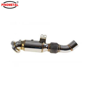 Ukuran kustom 3.5 ''SS Turbo baja tahan karat Downpipe untuk B58 BMW M140i M240i 340i 440i 540i 740i Series - Product Image 4