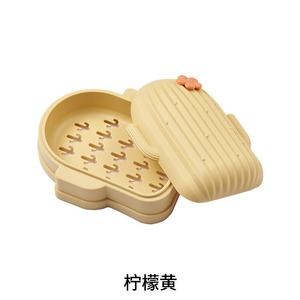 Cactus Soap Dish With Lid Drainable PP Material For Bathroom Student Dormitory Use - Product Image 5
