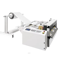 Machine de découpe automatique de rouleaux en feuilles de 34 m/min pour films, papiers et matériaux isolants