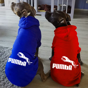 Vêtements pour chiens de luxe écologiques et mignons, style sportif, imprimé visage de chien de dessin animé, <span class=keywords><strong>pull</strong></span> à capuche pour animaux de compagnie, style <span class=keywords><strong>North</strong></span> <span class=keywords><strong>Face</strong></span>, pour le printemps - Product Image 3