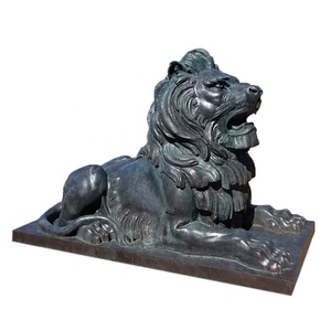 Famoso bronce antiguo <span class=keywords><strong>HSBC</strong></span> estatua de León de Banco de puerta - Product Image 6