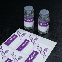Autocollants personnalisés en vinyle imperméable pour flacons de peptides, étiquettes de 2 ml, 10 ml, 15 ml pour l'emballage de poudre de peptides