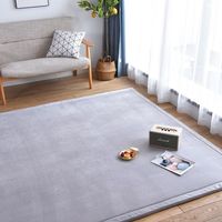 Tapis Tatami en Mousse à Mémoire de Forme Épaisse Fabriqué à la Machine de Haute Qualité, 1 Pièce, pour Intérieur, Salon, Chambre, Antidérapant, Zone de Yoga