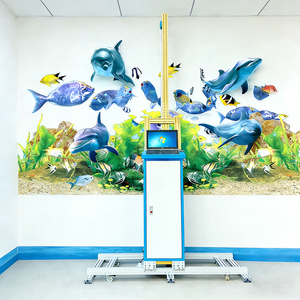Machine industrielle de peinture murale 3D pour tête d'impression DX7, jet d'encre UV multi-matériaux, portable pour utilisation en extérieur et en intérieur - Product Image 1