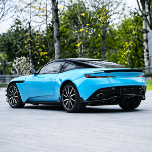 Kit carrosserie en fibre de carbone pré-imprégnée de style C pour <span class=keywords><strong>Aston</strong></span> <span class=keywords><strong>Martin</strong></span> DB11 <span class=keywords><strong>2017</strong></span>+ : Lame avant, jupes latérales, diffuseur arrière, spoiler - Product Image 4