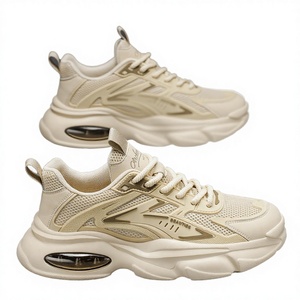 Zapatos Deportivos Personalizados para Hombre con Cordones, Parte Superior de Malla PU, Suela de Goma Acolchada, Antideslizantes, Transpirables, que Aumentan la Altura - Product Image 3