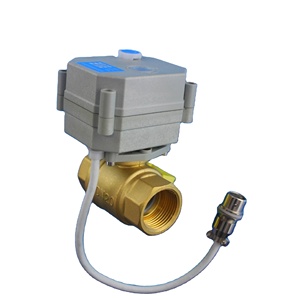 12V 24V DC 2ウェイ スマートミニRS485バルブ 電動モーター式 水制御流量アクチュエータ ABS電動ボールバルブ OEM IP67 1 - Product Image 1