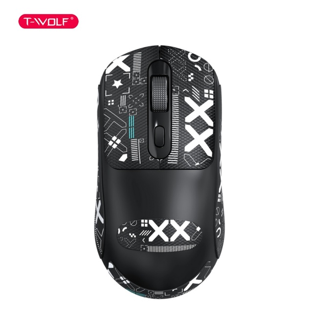 T-WOLF X8 Dual-Mode Ergonomic Gaming Mouse Wireless Optimal Optical 1000-1600-2400-4800 DPI in Stock for Arab countries