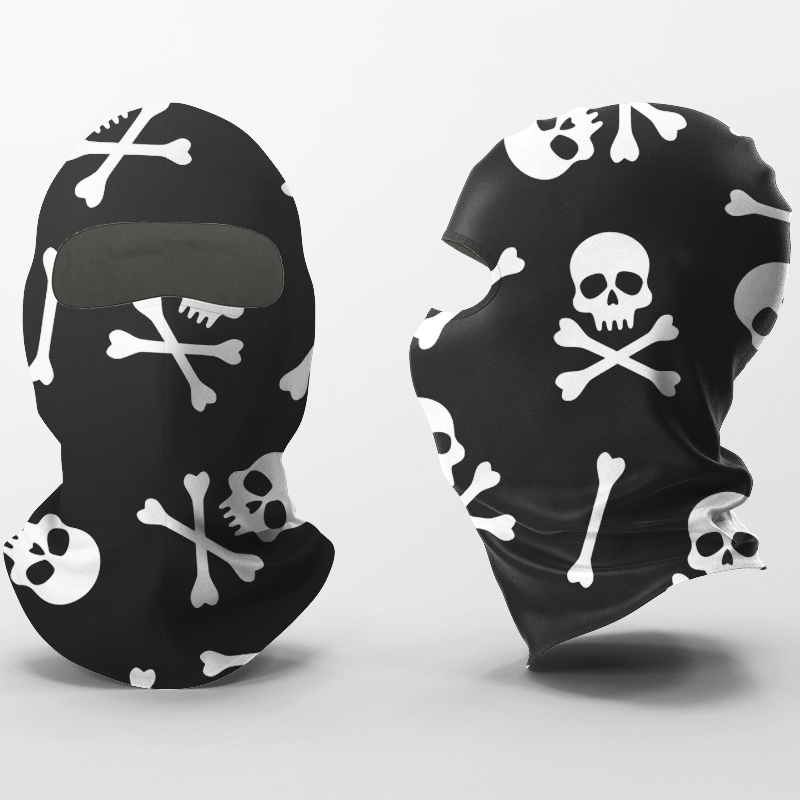 Men and Women Black Breathable Face