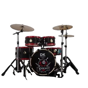 Beau et portable 5 pièces de qualité supérieure nouveau tambour acoustique kit de batterie de haute qualité enfants nouveau style - Product Image 1